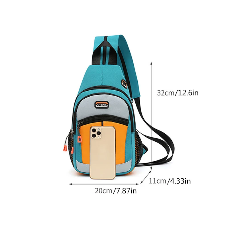 Chest Bag For Men And Women Can Be Worn With One Shoulder And Two Shoulder Crossbody Multifunctional Backpack. Fashion Chest Bag - Image 2